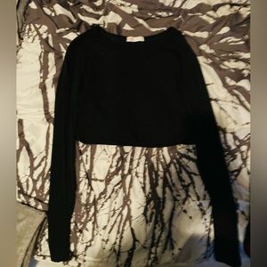 Plain black long sleeve